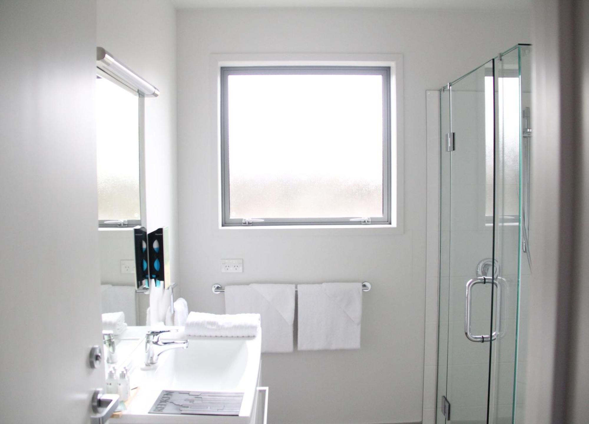 Pukekura Motor Lodge New Plymouth Bilik gambar Bathroom